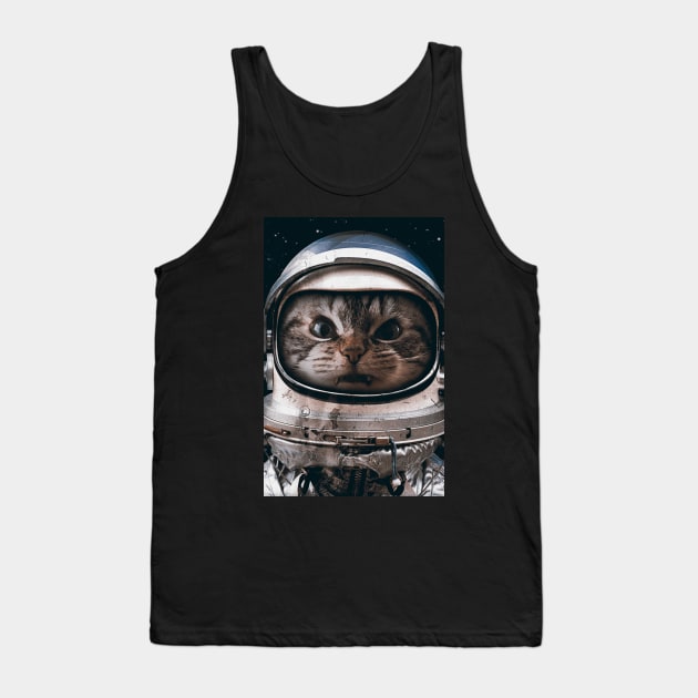 Space Catet Tank Top by SeamlessOo